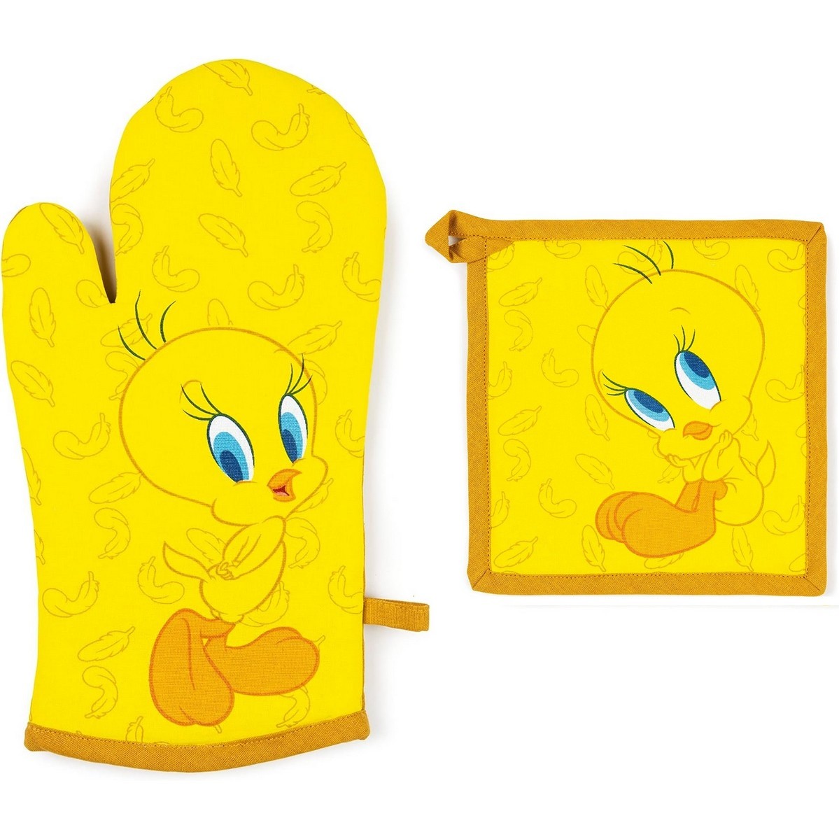 Excelsa Guanto forno + presina Looney Tunes Titti canarino cod.65885